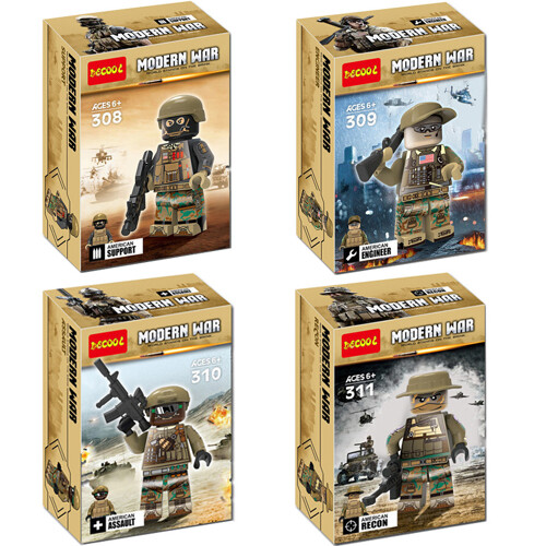 DECOOL / JiSi 310 4 U.S. special forces minifigures