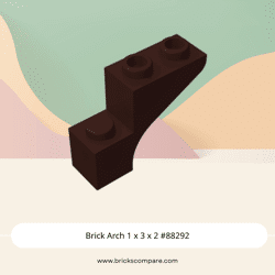 Brick Arch 1 x 3 x 2 #88292 - 308-Dark Brown