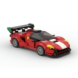 Rebrickable MOC-39233 Ferrari 488 GT3