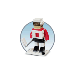 Lego 40037 Promotion: Modular Building of the Month: Hockey Player