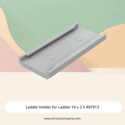 Ladder Holder for Ladder 14 x 2.5 #87913 - 194-Light Bluish Gray