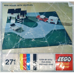 Lego 271-3 Mini-House with Vehicles