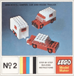 Lego 2-10 Mini-Wheel Model Maker No. 2 (Kraft Velveeta)