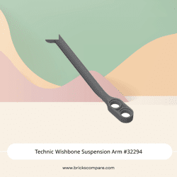 Technic Wishbone Suspension Arm #32294  - 199-Dark Bluish Gray