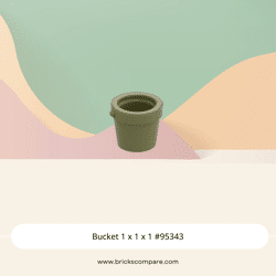 Bucket 1 x 1 x 1 #95343 - 330-Olive Green