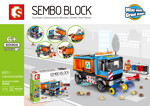 SEMBO 601304 Moribo Street View: Multi-functional sweeping sanitation vehicle