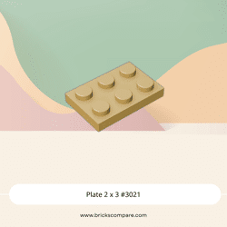 Plate 2 x 3 #3021 - 5-Tan