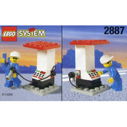 Lego 2887 Shops: Service gas stations