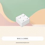 Brick 2 x 2 #3003 - 1-White