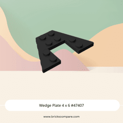 Wedge Plate 4 x 6 #47407 - 26-Black