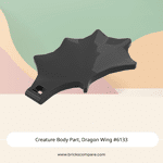 Creature Body Part, Dragon Wing #6133 - 26-Black