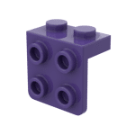 Bracket 1 x 2 - 2 x 2 #44728  - 268-Dark Purple