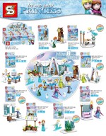 SY SY1373 Frozen: 8 minifigures for birthday party