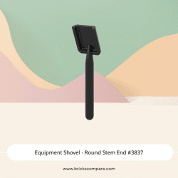 Equipment Shovel - Round Stem End #3837  - 26-Black