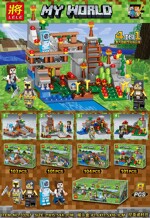 LELE 33267-4 Minecraft: Nyano Village 4in1
