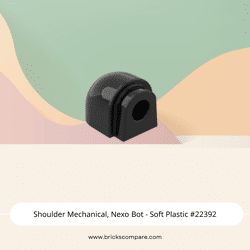 Shoulder Mechanical, Nexo Bot - Soft Plastic #22392 - 26-Black