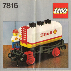 Lego 7816 Shell tank carriages
