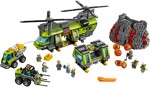 LEPIN 02087 Volcanic Adventure Heavy Airlift Helicopter