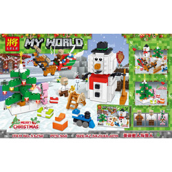 LELE 33258 Minecraft: Santa Claus and the Snowman