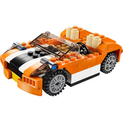 DECOOL / JiSi 3108 Orange sports car