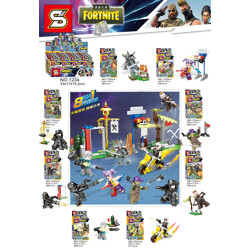 SY 1234 Fortress night: 8 minifigures