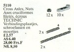 Lego 5110 Cross Axles, Nuts
