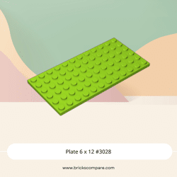 Plate 6 x 12 #3028 - 119-Lime
