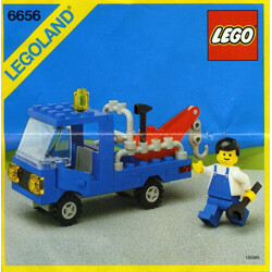 Lego 6656 Repairing trailers