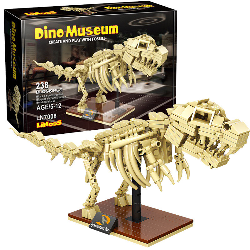 LiNOOS LN7008 Dinosaur Museum: King's Dragon Skeleton