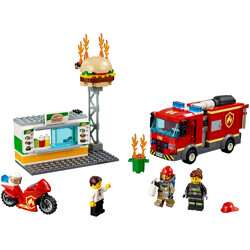LEPIN 02131 Fire: Burger Shop Fire rescue