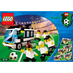 Lego 3404 Football: Black Team Bus