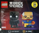 LOZ 1704 Brick Headz: Black Panther and Dr. Strange