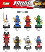 XINH X0143 8 Minifigures: Ninjago