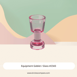 Equipment Goblet / Glass #2343 - 113-Trans-Dark Pink