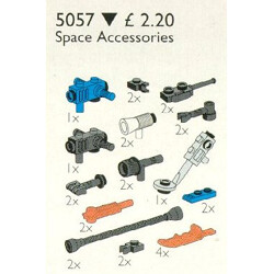 Lego 5057 Spaceship Accessories