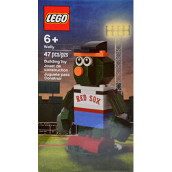 Lego REDSOX2019 Boston Red Sox baseball mascot Green Monster Wally