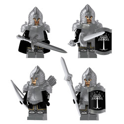 KORUIT KT1015 4 Minifigures: Gondor Soldiers