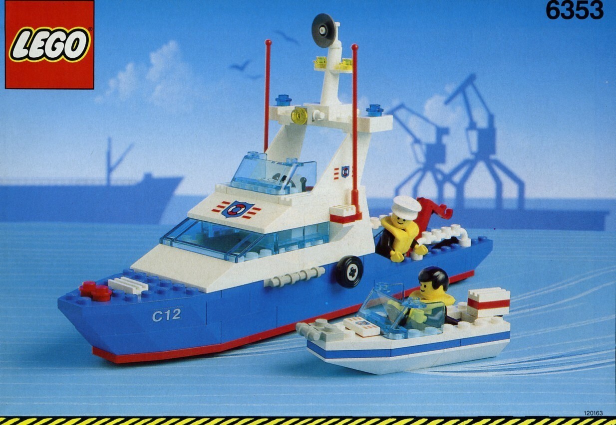 Lego 6479 Speedboat Pier Rescue Center