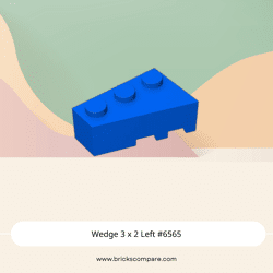 Wedge 3 x 2 Left #6565 - 23-Blue