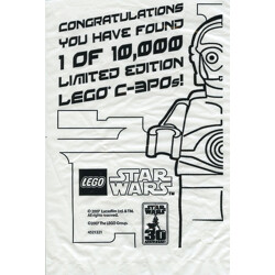 Lego 4521221 Gold chrome plated C-3PO