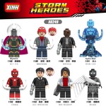 XINH 1192 8 minifigures: Spiderman