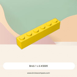 Brick 1 x 6 #3009 - 24-Yellow