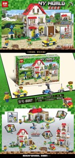 LEDUO 6007 Minecraft: Family Villa