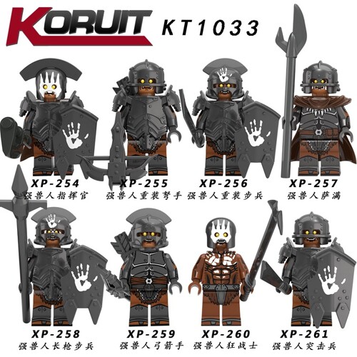 KORUIT XP-260 8 minifigures: strong orcs