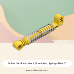 Technic Shock Absorber 9.5L with Hard Spring #2909c02 - 24-Yellow