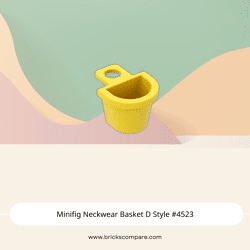 Minifig Neckwear Basket D Style #4523 - 24-Yellow