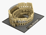 Rebrickable MOC-49020 The Colosseum in ancient Rome