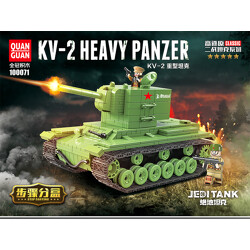 QUANGUAN 100071 WWII Tank: KV-2 Heavy Tank