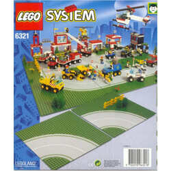 Lego 6321 Road bottom plate: bend