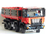 Rebrickable MOC-19929 8x4 dump truck